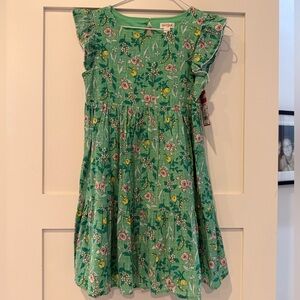 Cat & Jack Green Dress with Floral Pattern